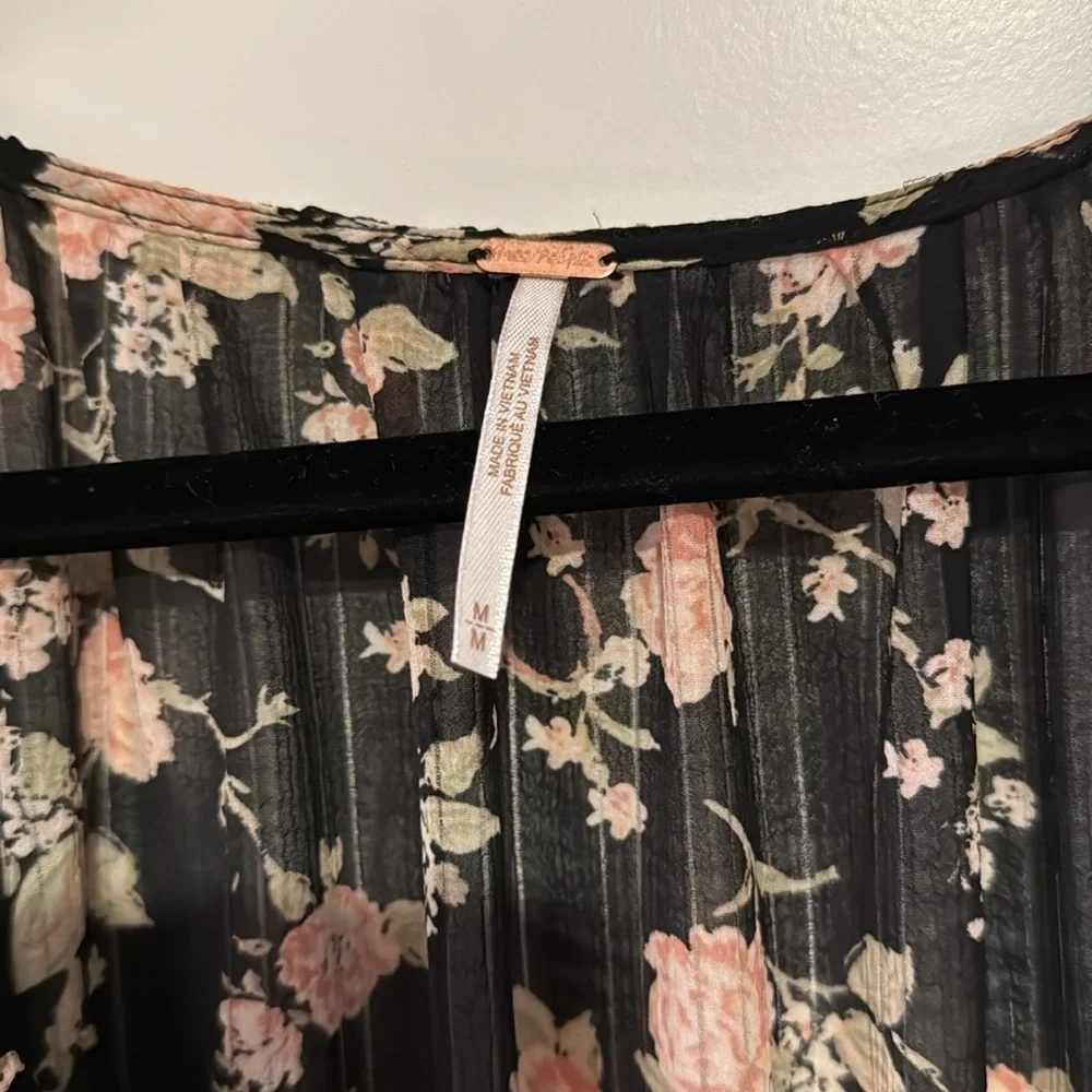 Free People Final Rose Long Sleeve Top